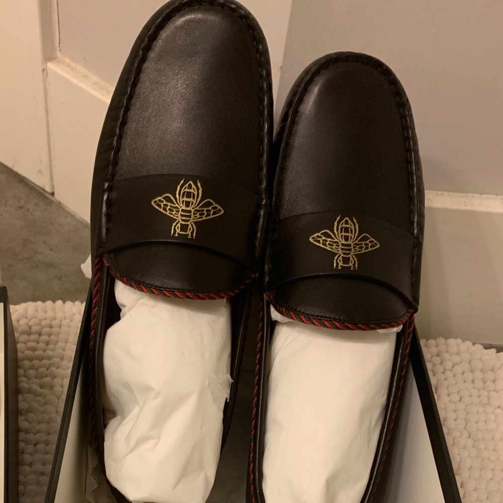 Gucci men’s butterfly sheos - Picture 1 of 8